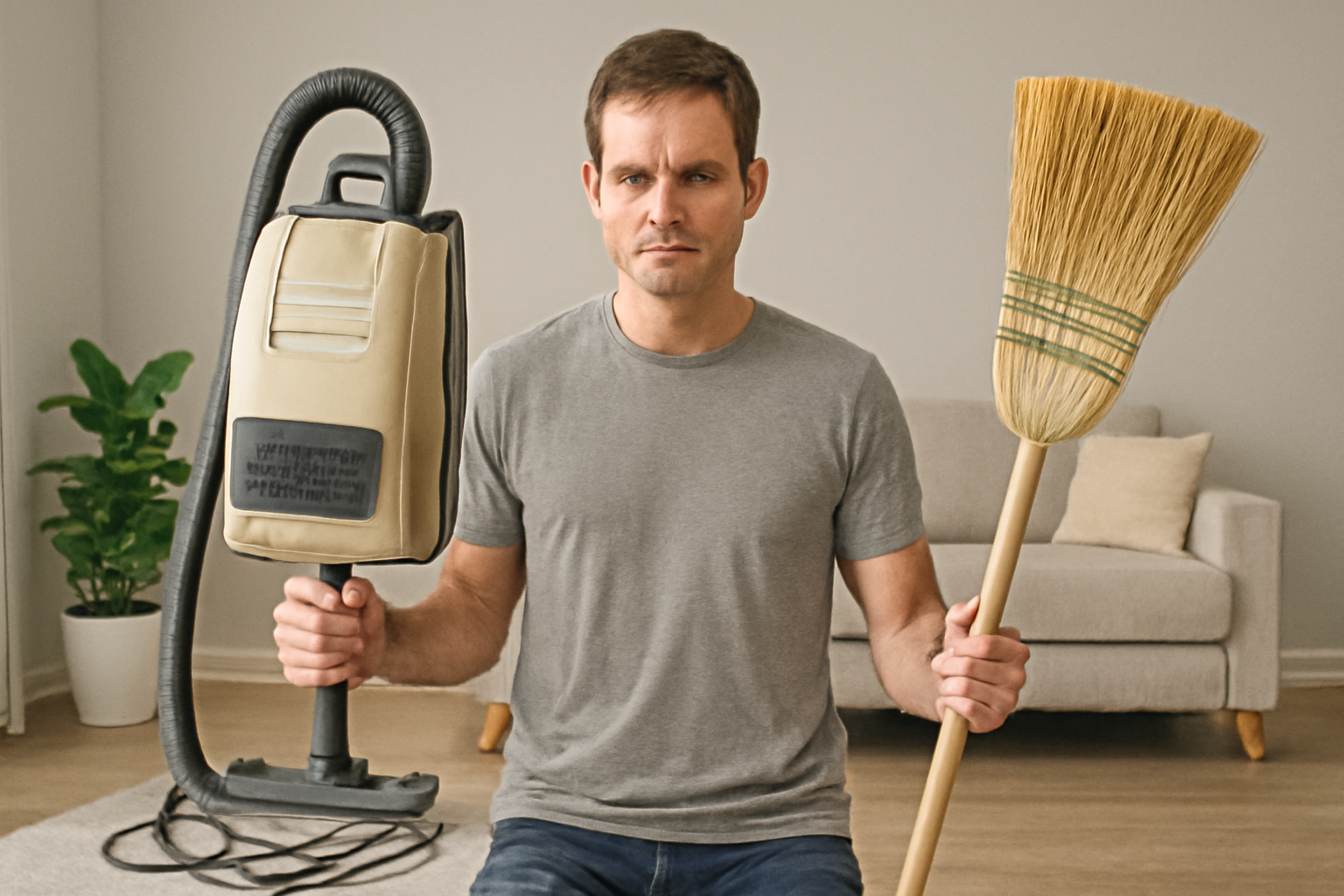 Picked the Wrong Vacuum? Sometimes a Broom Really Is Better!