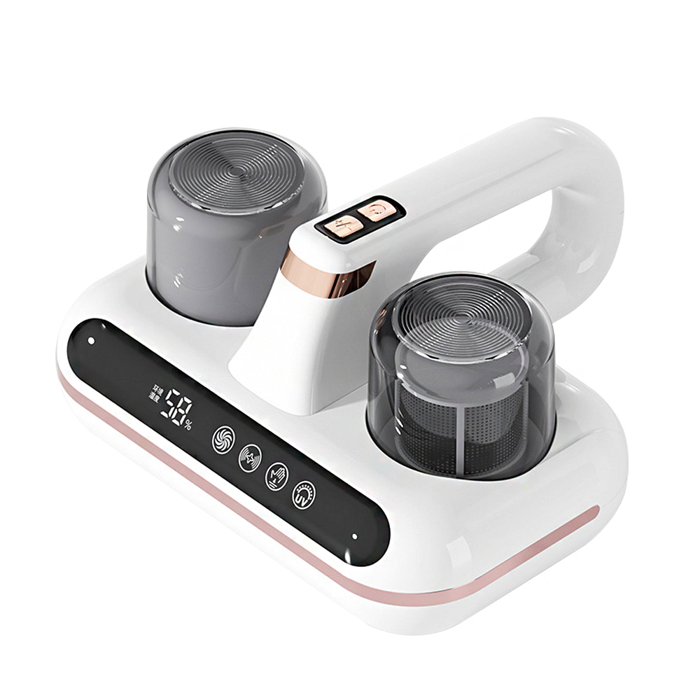 Intelligent Double-Cup Mite Remover with 8000PA Suction Power