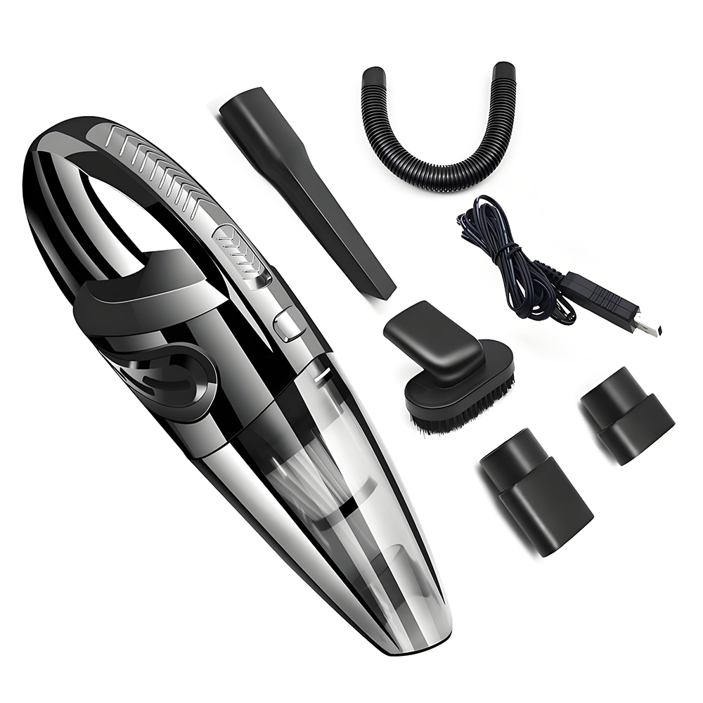 Car Wireless Vacuum Cleaner with Multiple Attachments, Powerful Cleaning