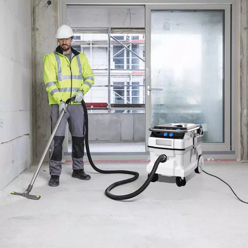 LX-VC-D-Industrial Smart Wet & Dry Vacuum Cleaner 35L 1400W with HEPA, Power Tool Auto-Start & Digital Control