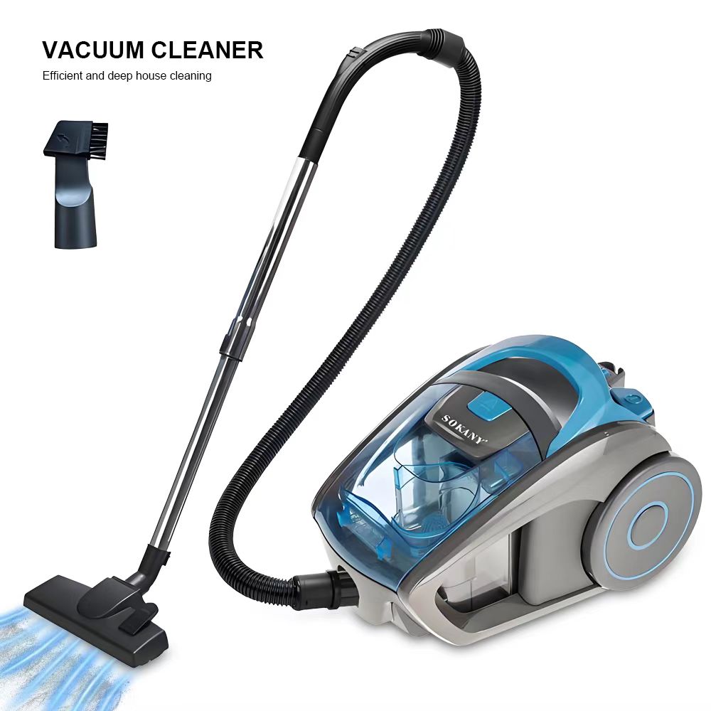 1600W Cyclone Vacuum Cleaner – High-Efficiency HEPA Filter, 2L Dust Tank