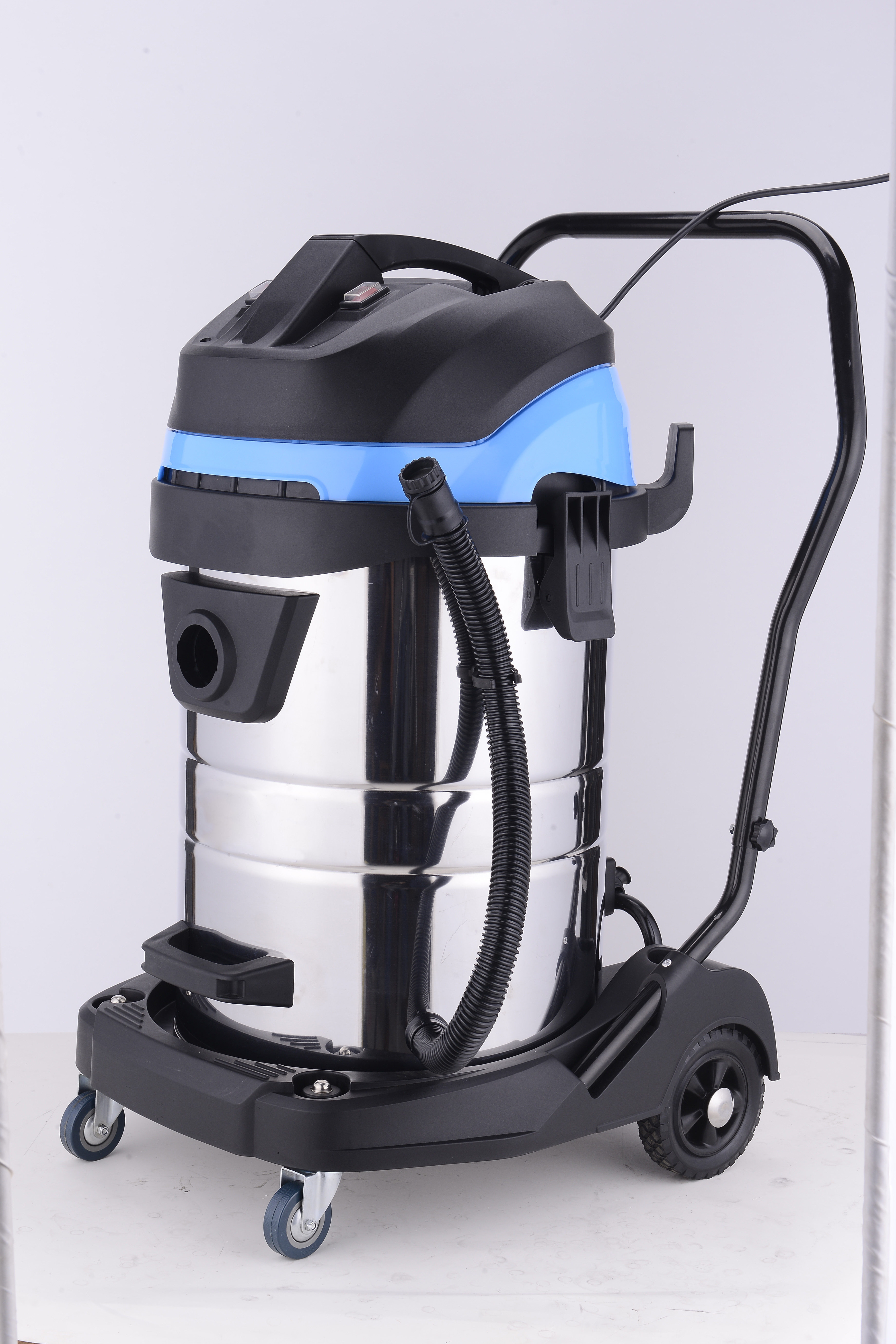 LX-VC-D-Industrial Wet & Dry Vacuum Cleaner 70L Stainless Steel Tank 2000W Heavy Duty for Warehouse & Factory