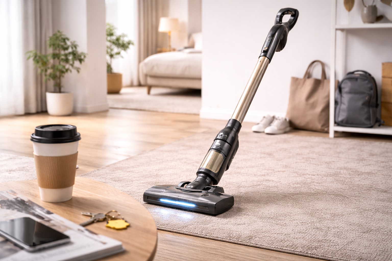 Compact Cordless Vacuum for Renters & Busy Lifestyles – Lightweight and Quiet Design