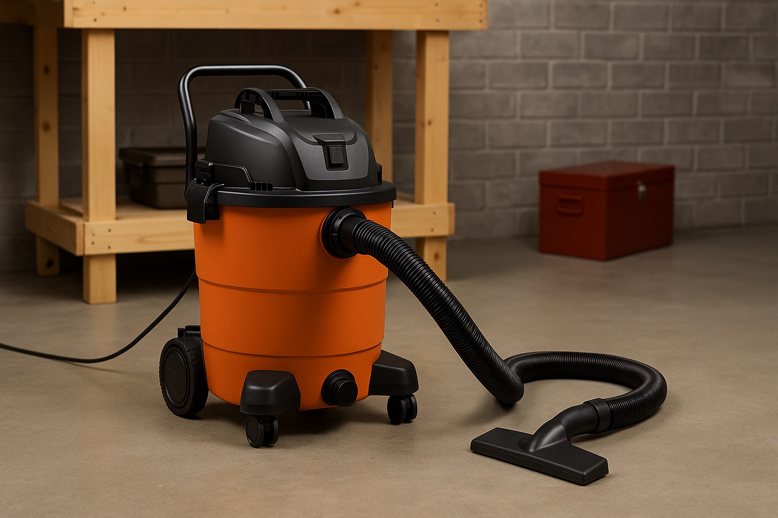 Y8 Heavy-Duty Wet and Dry Vacuum Cleaner – Large Capacity Canister for Garage & Workshop Use