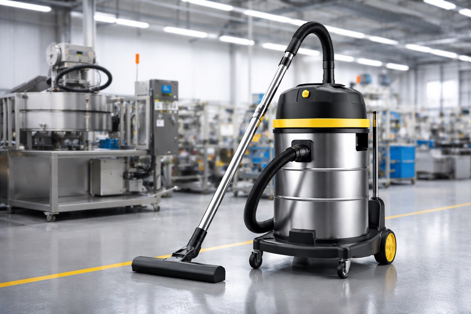 Industrial Barrel Vacuum Cleaner – Heavy Duty Wet & Dry Machine for OEM