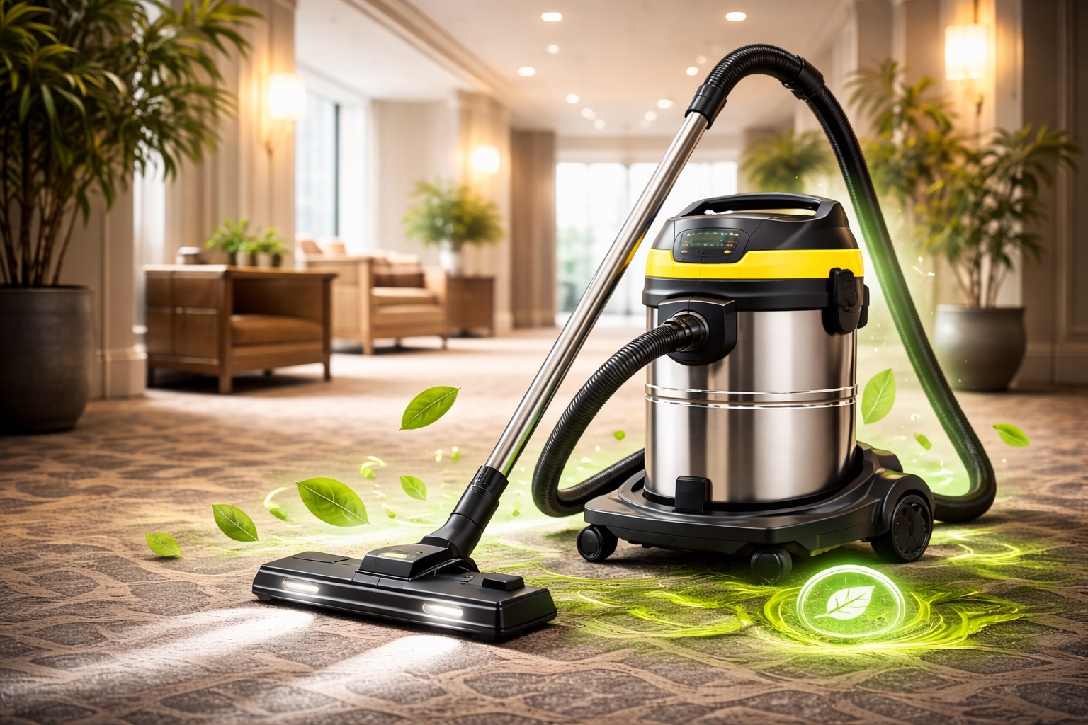 Energy Efficient Commercial Vacuum Cleaner for Hotels – Sustainable & High-Performance