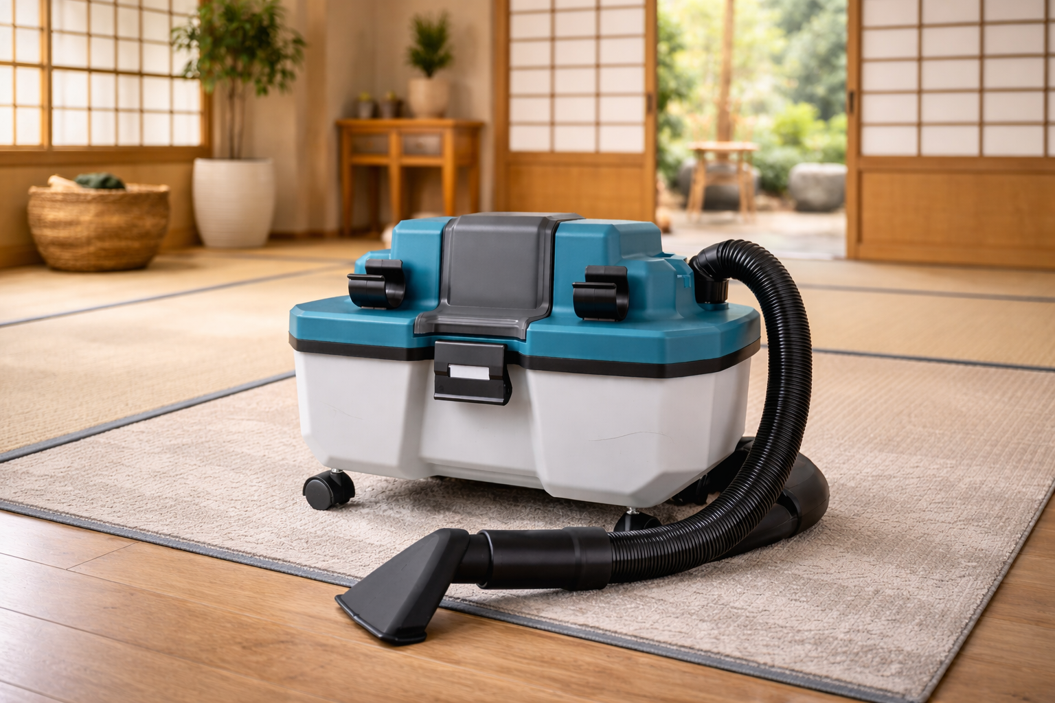 Heavy-Duty Canister Vacuum Cleaner for Japanese Tatami & Hard Floors