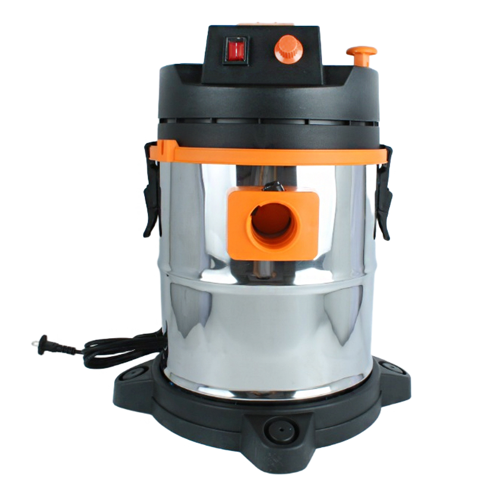 LX-VC-30L-OB Orange and black stainless steel vacuum cleaner