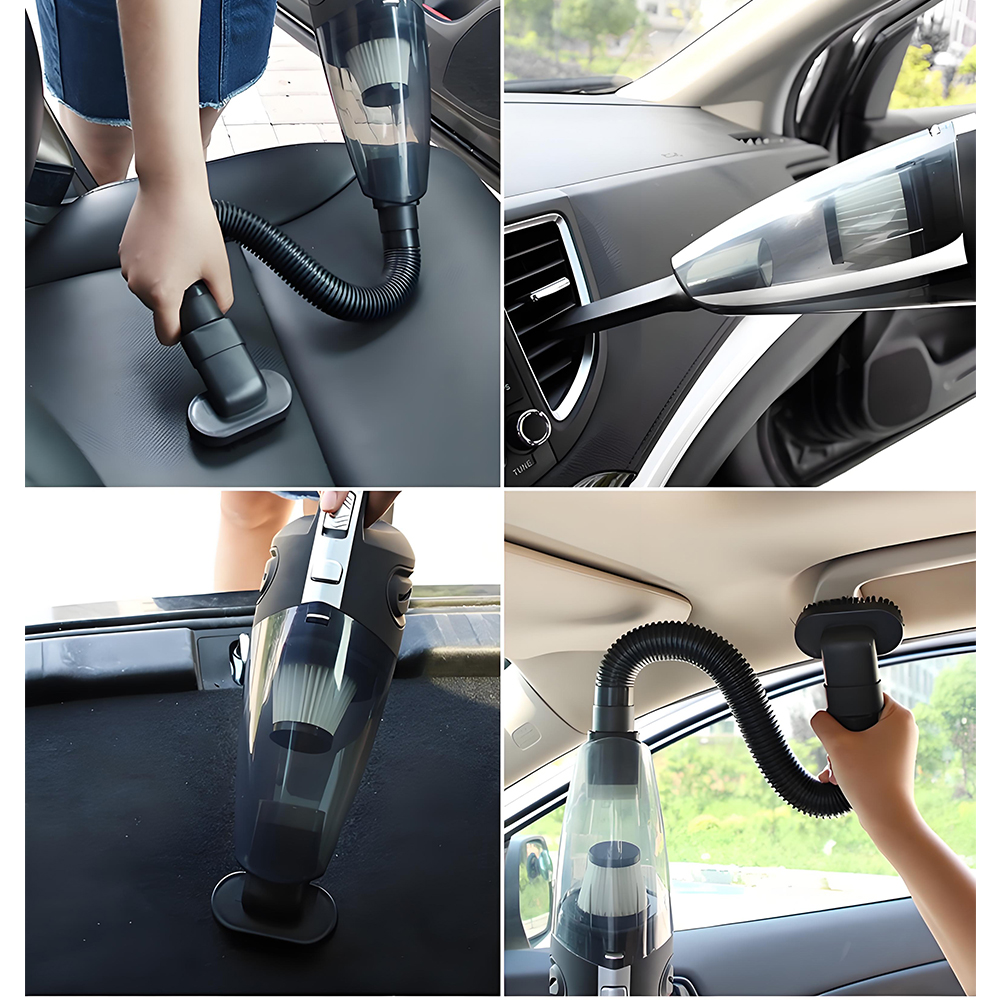 Car Wireless Vacuum Cleaner with Multiple Attachments, Powerful Cleaning