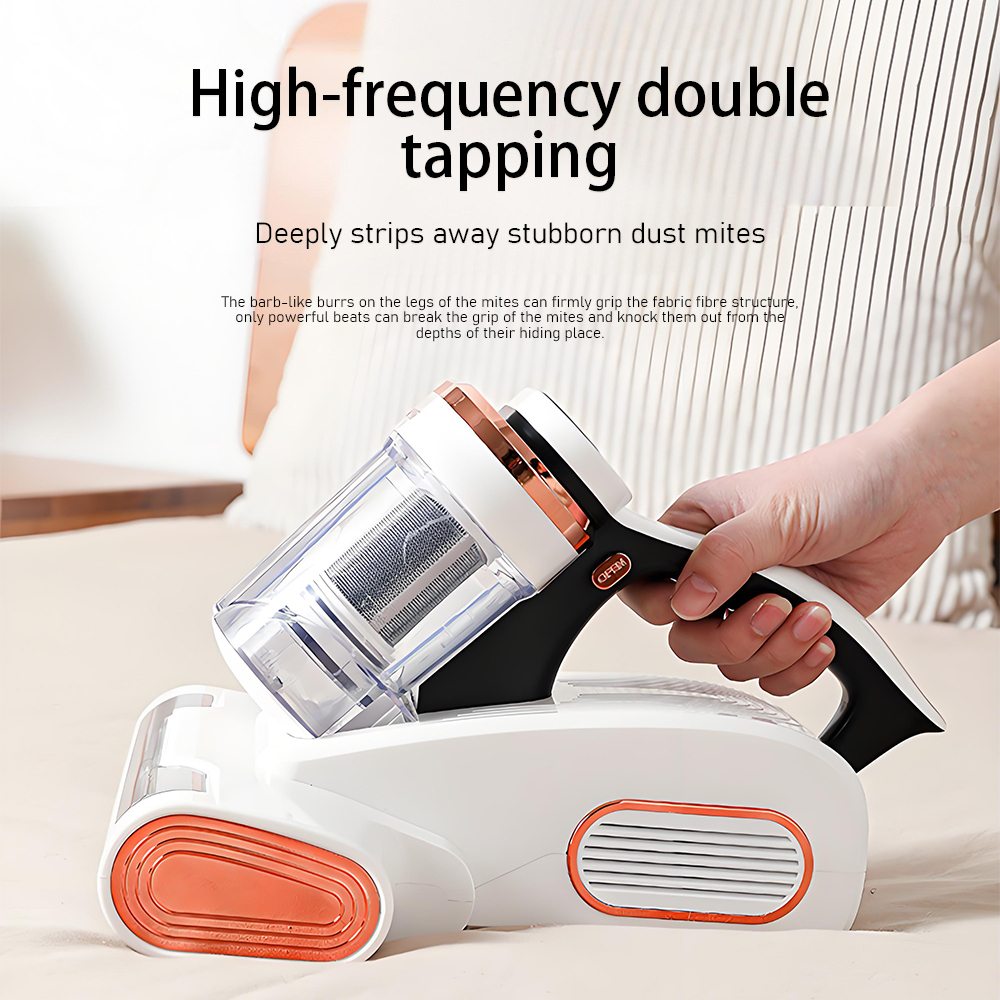 8000PA Suction Power Double Cup Intelligent Mite Remover