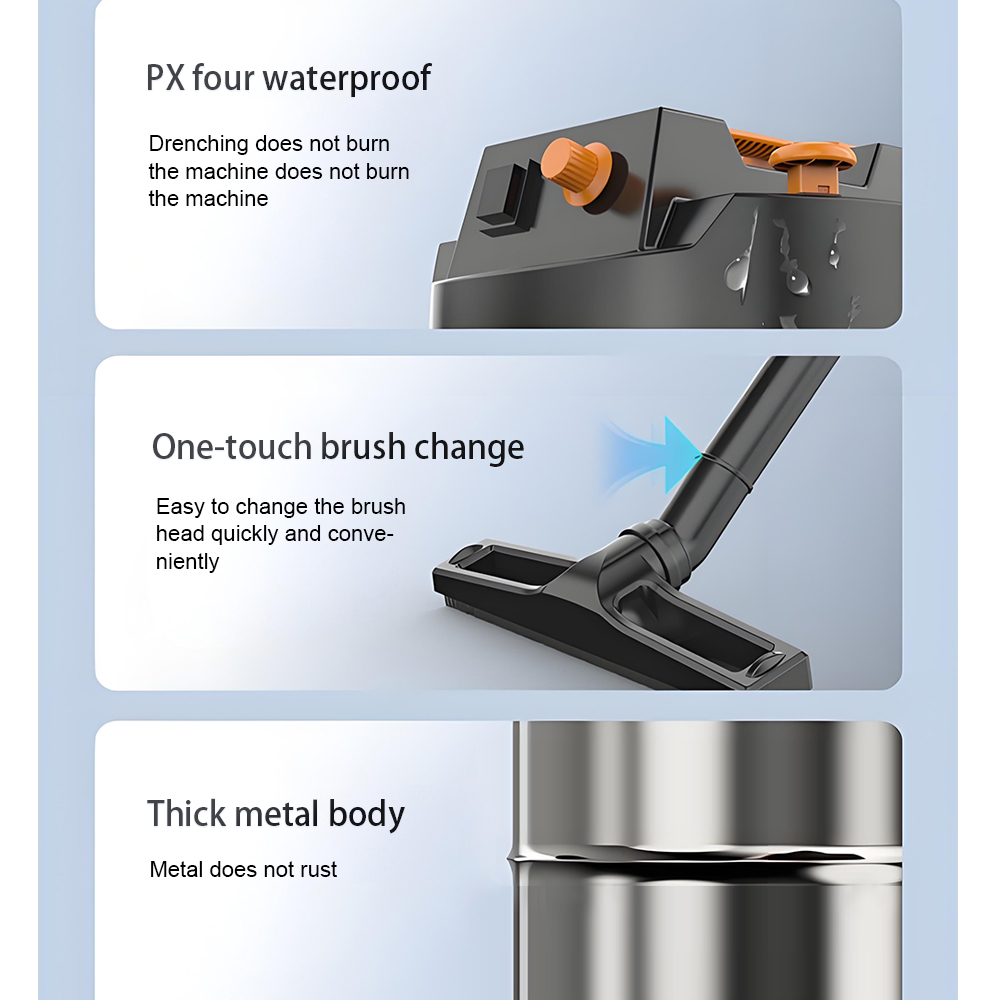 30L 2800W Adjustable Speed Vacuum Cleaner (Dry and Wet, Mite Removal)