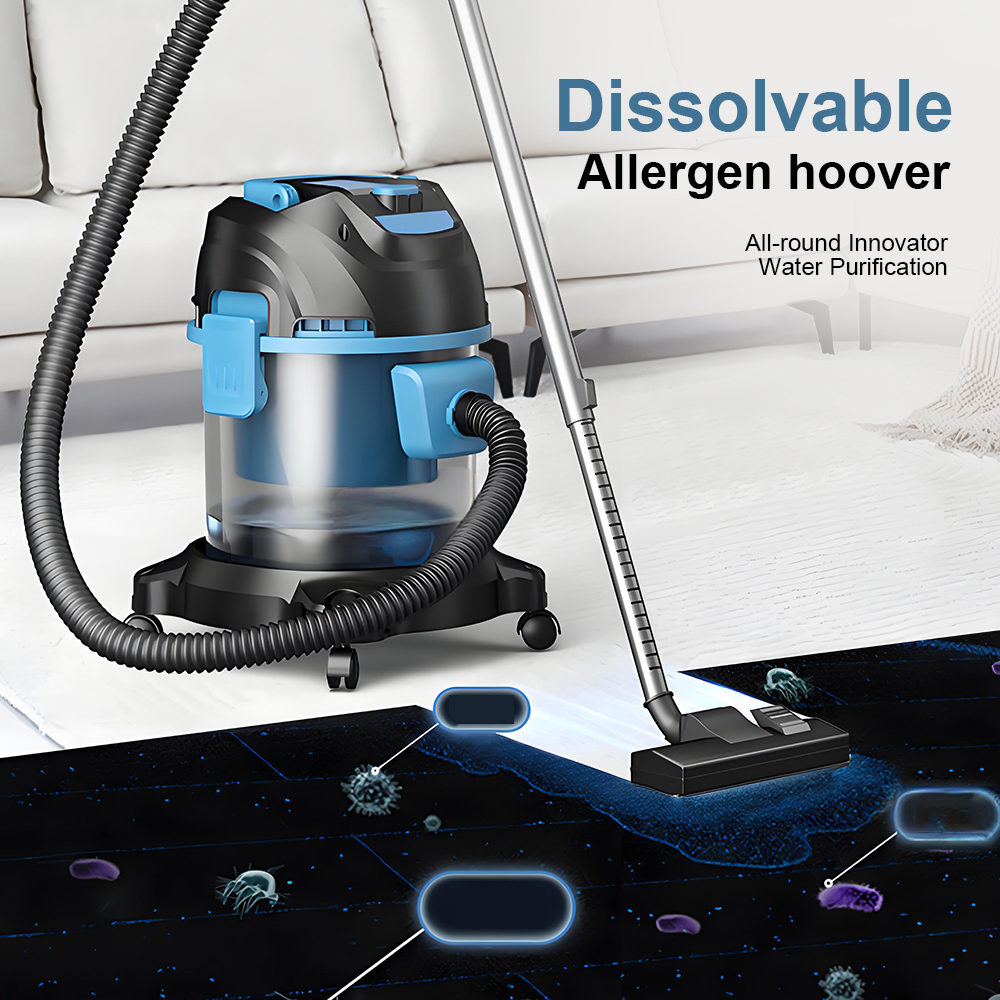 Large Capacity Water Filtration Wet & Dry Vacuum Cleaner – High Suction, Quiet, Self-Cleaning & Multi-Functional