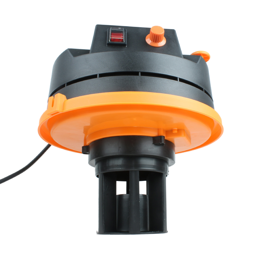 LX-VC-30L-OB Orange and black stainless steel vacuum cleaner