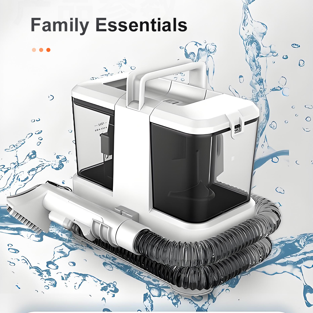 400W Multi-Functional Fabric Cleaner – Quiet Wet & Dry Portable Vacuum for Home Use
