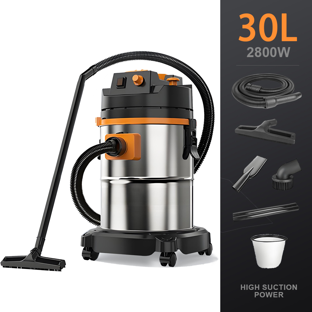 30L 2800W Adjustable Speed Vacuum Cleaner (Dry and Wet, Mite Removal)