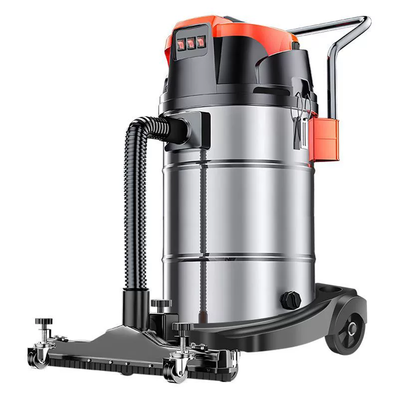LANXSTAR 3200W-5400W Wet & Dry Industrial Vacuum Cleaner with Squeegee | 55L-80L Heavy Duty Stainless Steel Tank