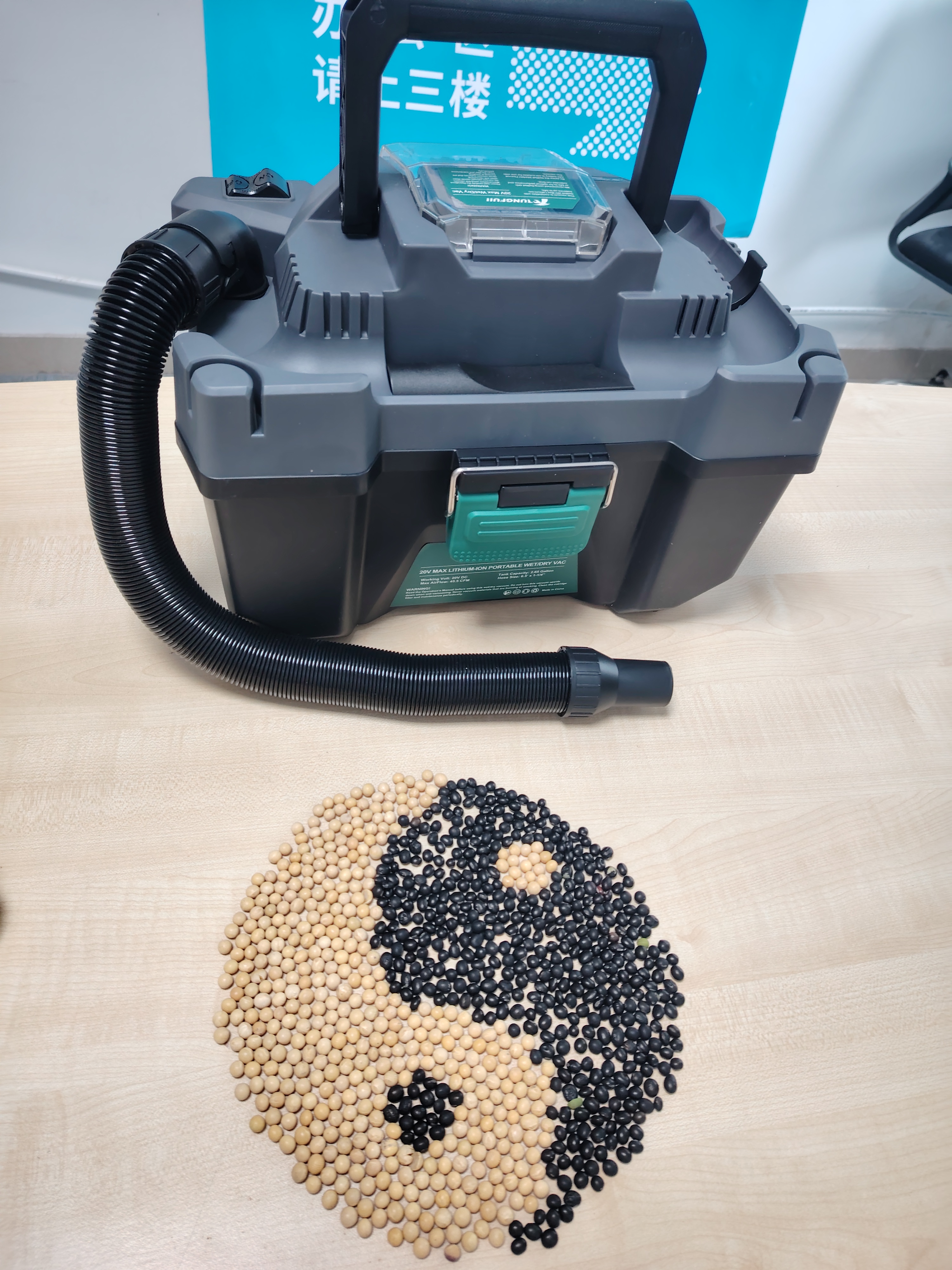 High Suction Portable Wet Dry Vacuum Cleaner with Self-Cleaning Function