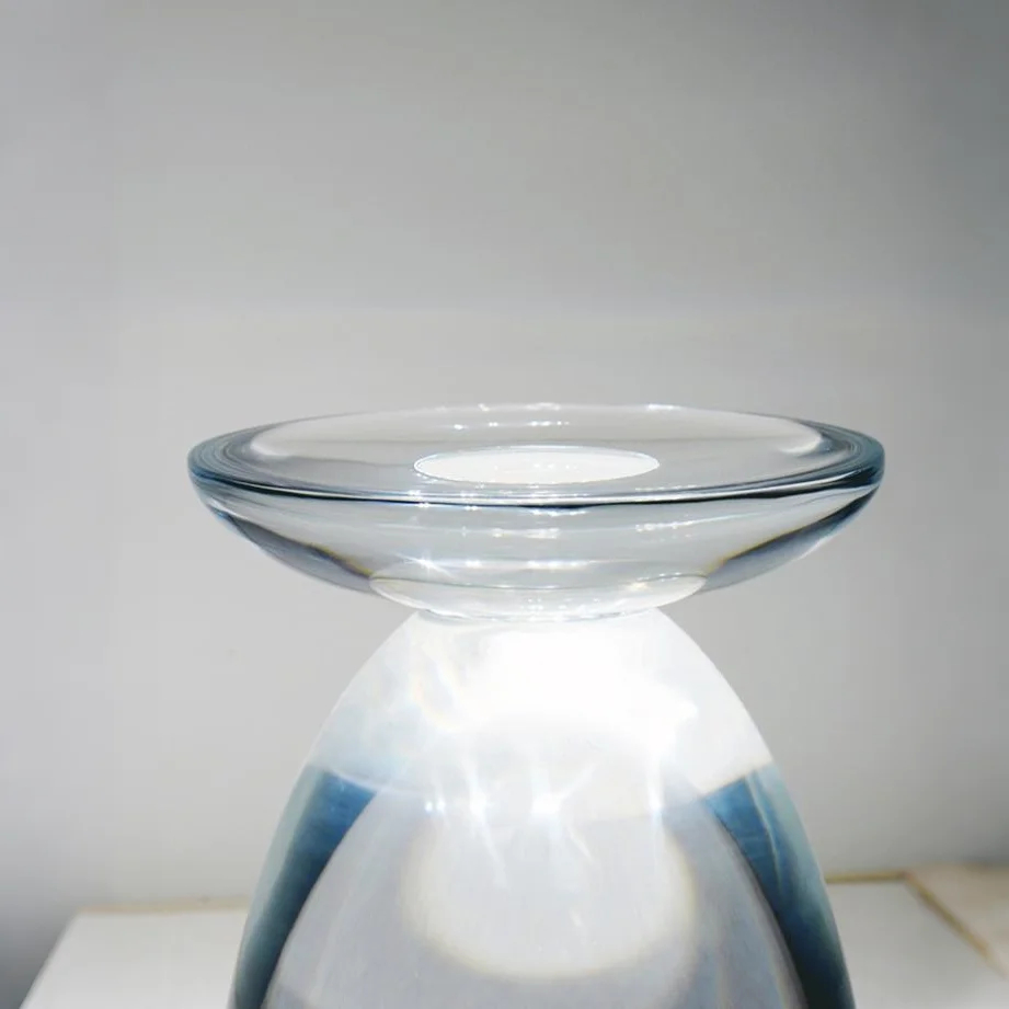 Hourglass Flow Acrylic Side Table
