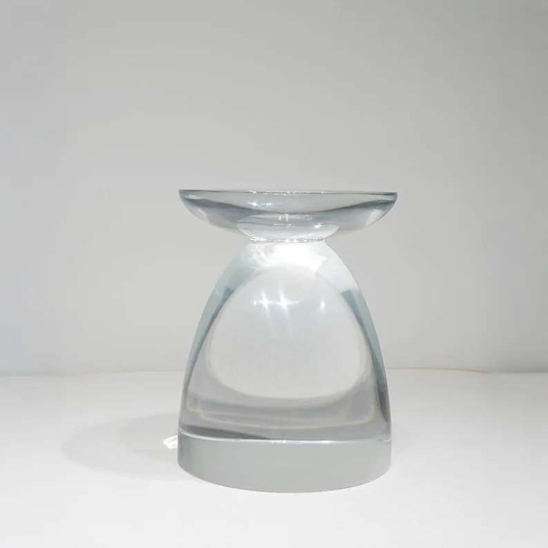 Hourglass Flow Acrylic Side Table