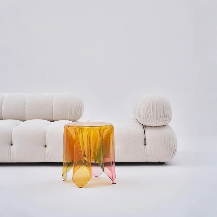 Prismatic Flow Acrylic Side Table