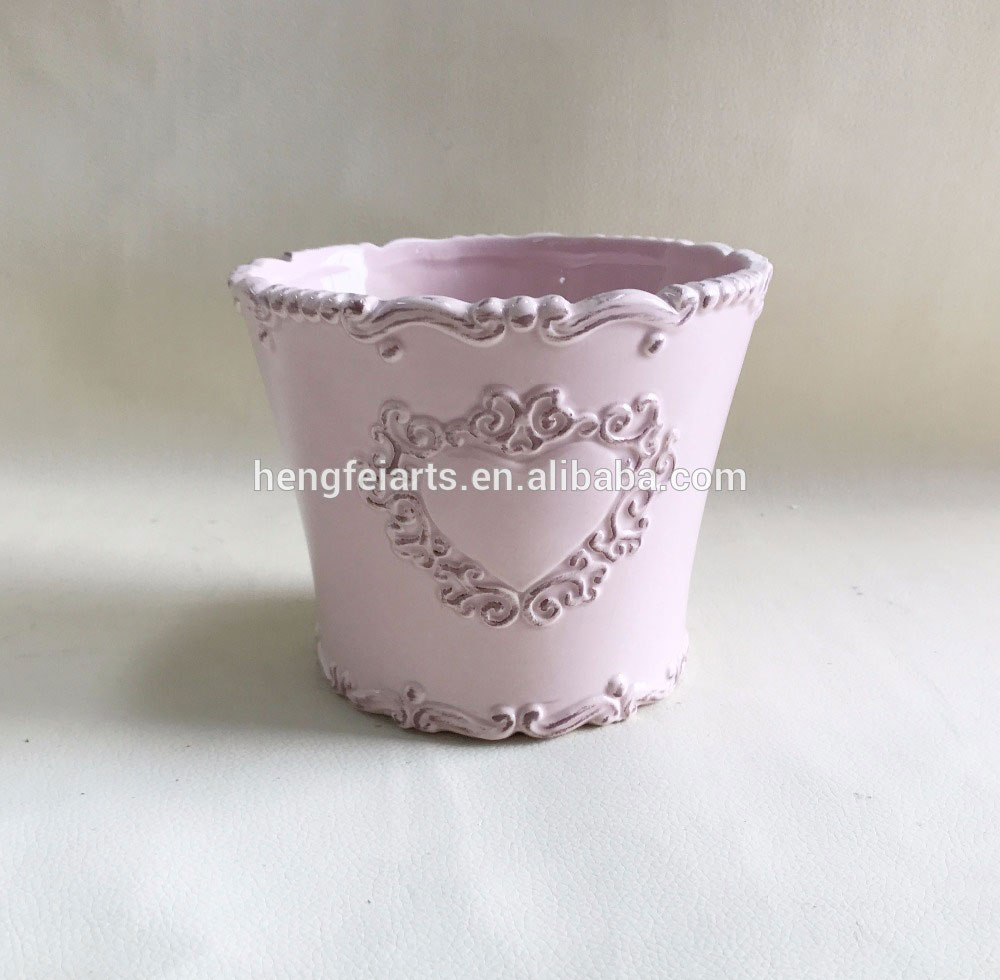 Holland ceramic orchid pot, classic orchid planter