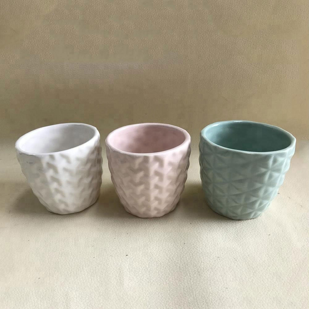modern simple design custom cheap ceramic flower pots and planter