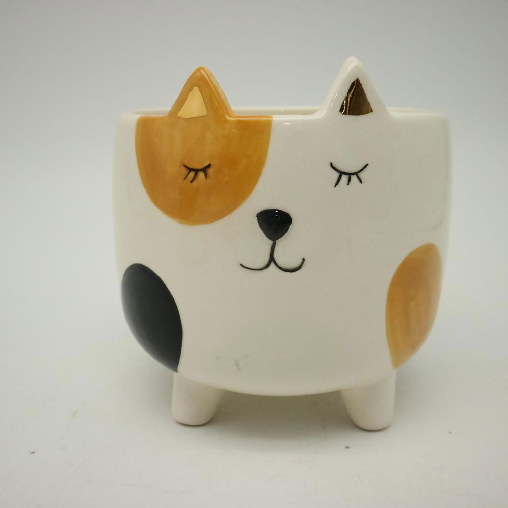 Ceramic animal succulent pot