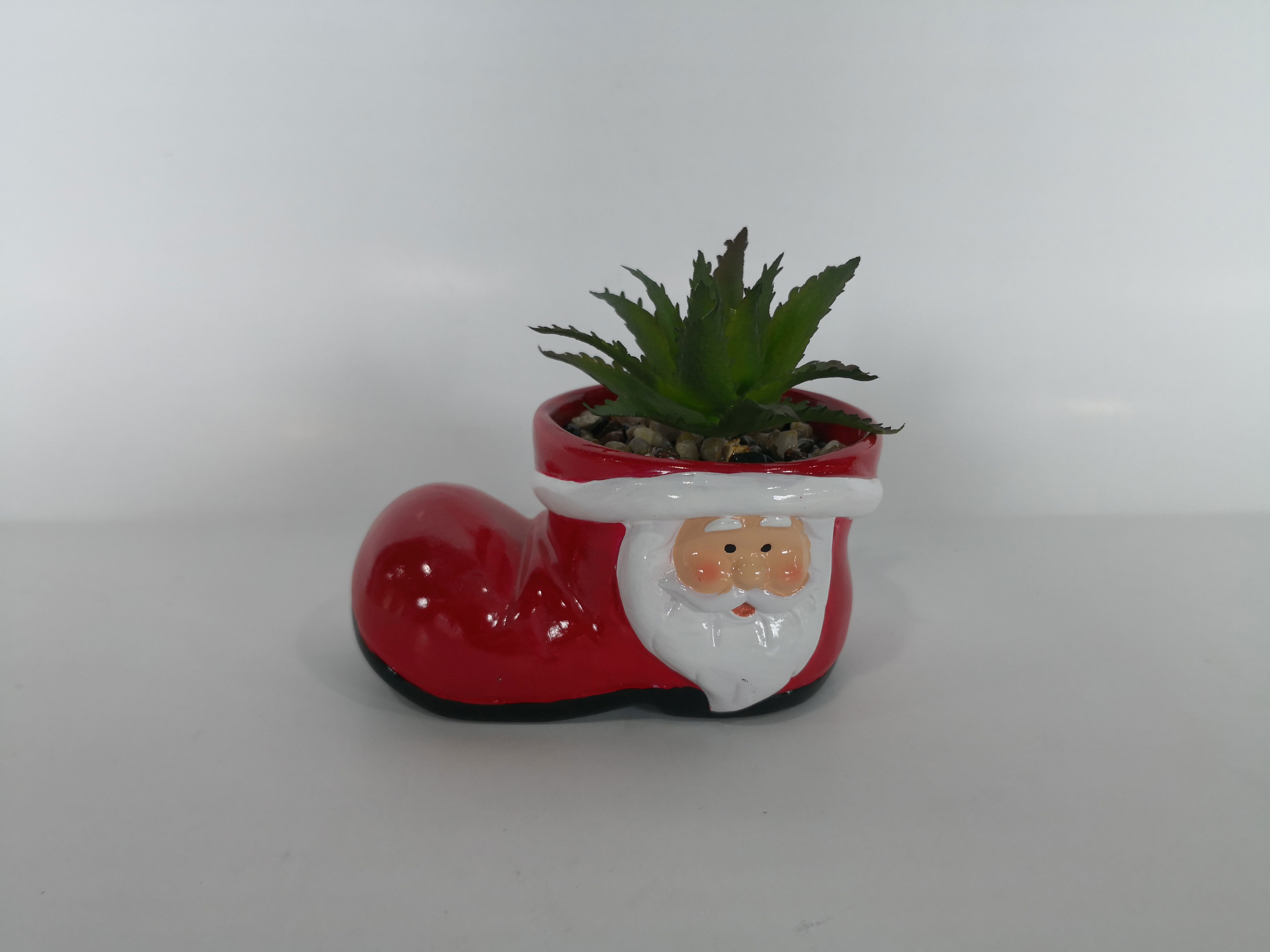 Ceramic christmas succulent pot