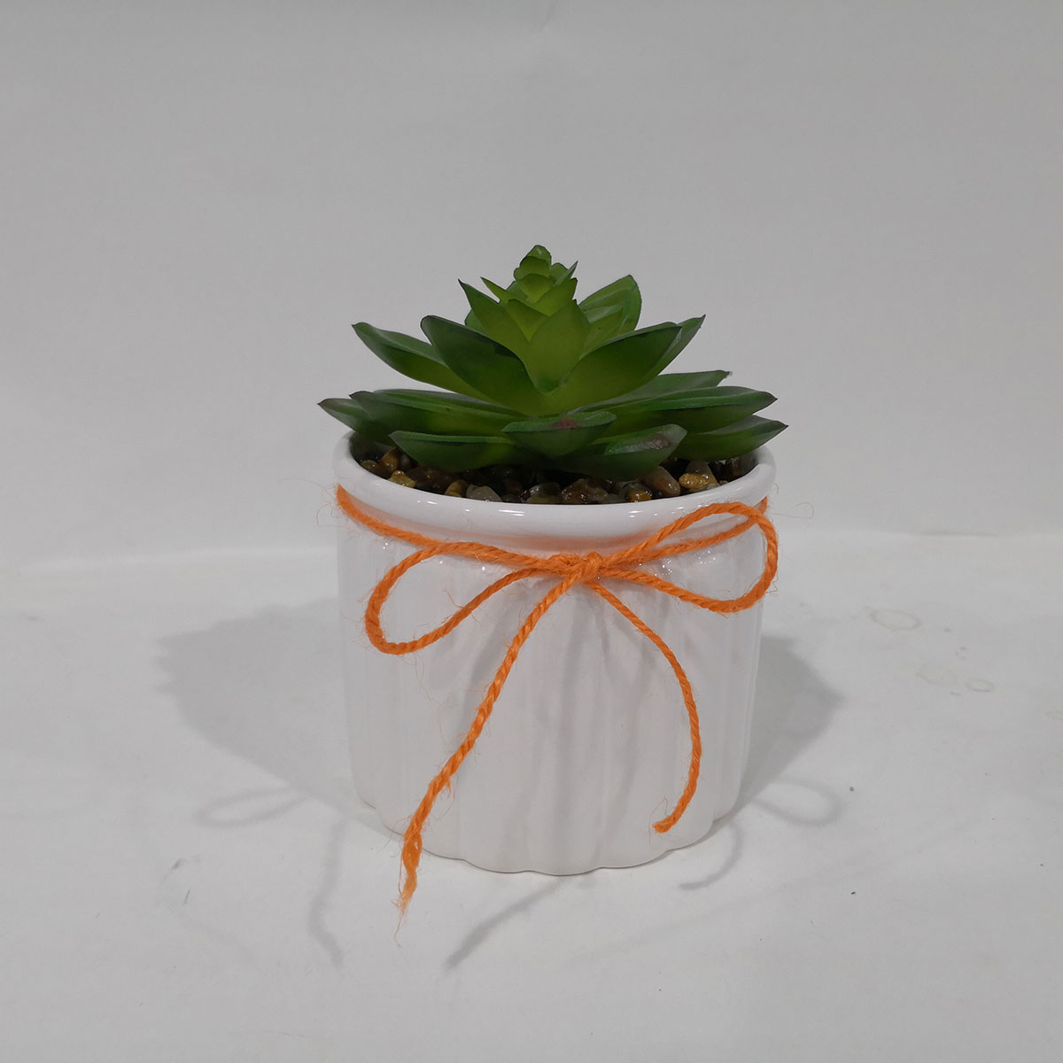 Ceramic artificial succulent pot