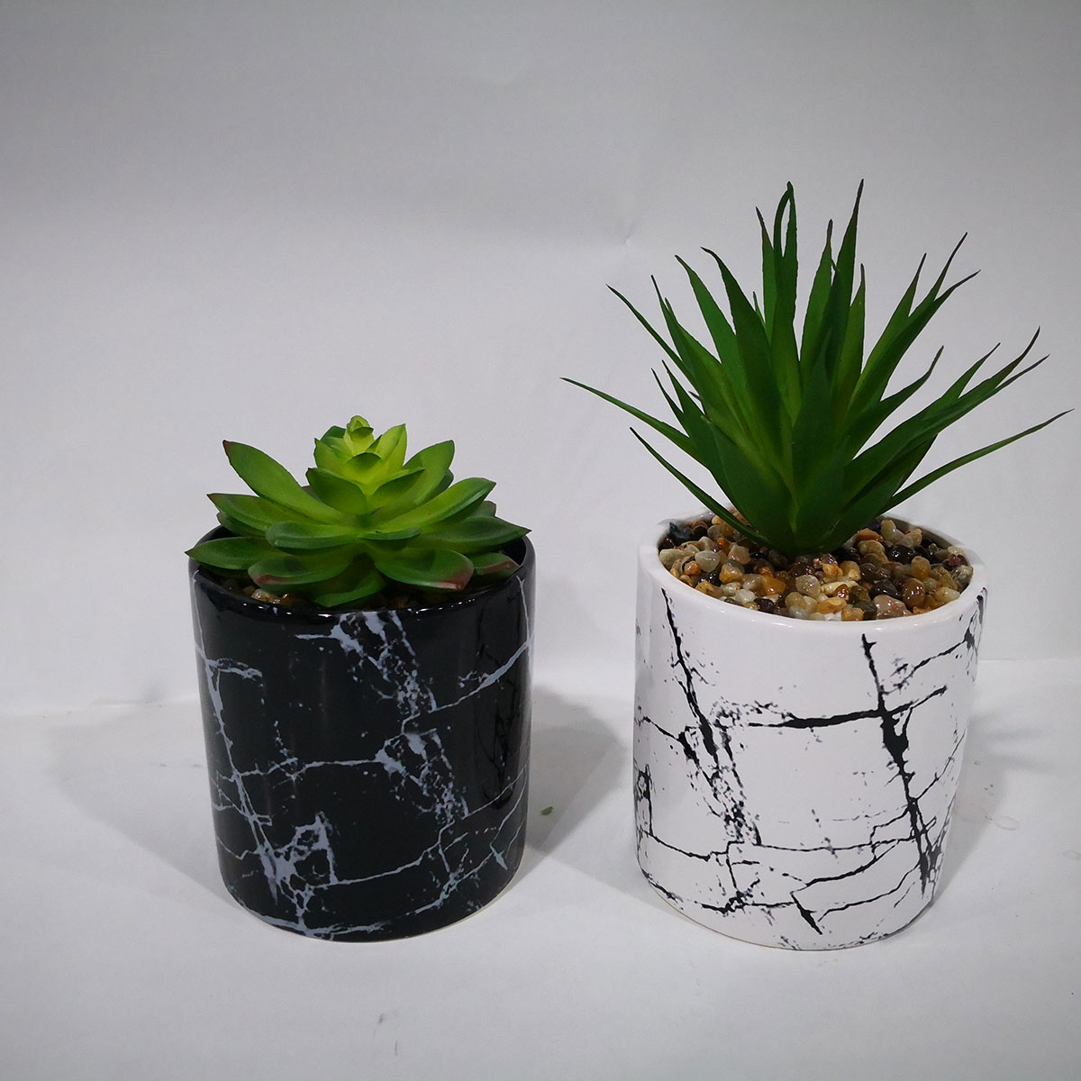 marble succulent pot for decoration