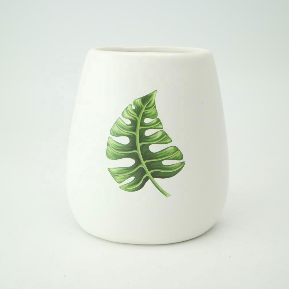 White Ceramic Vase For Home Decoration- Elegant origami art design...