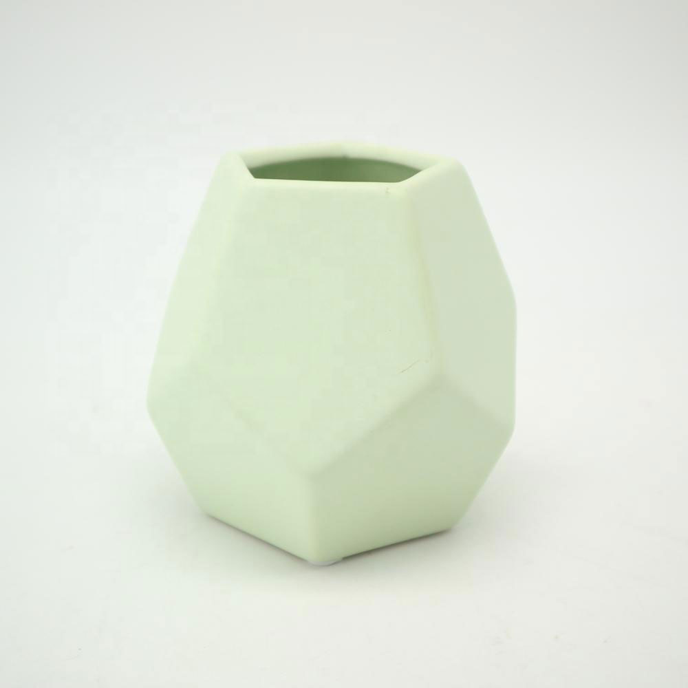 High Quality matt modern geometric small ceramic vase- Ideal Gift for Friends and Family...