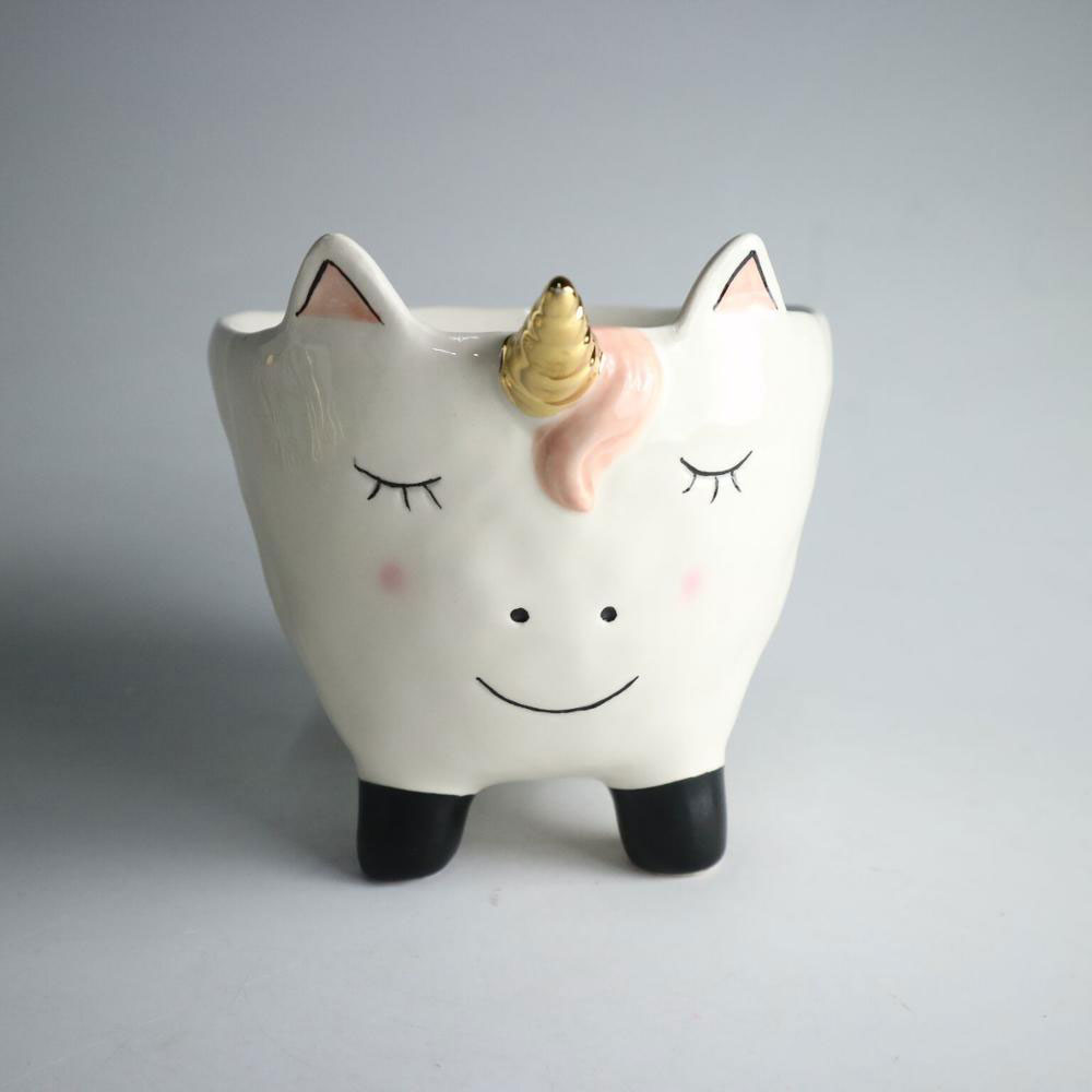 animal shaped flowerpot Furniture office creative