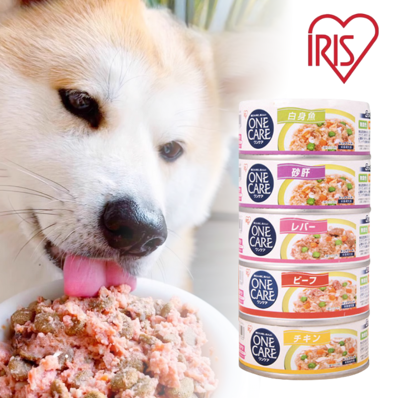 12罐 IRIS愛麗思 ONE CARE 系列狗罐頭100g 寵物零食狗狗罐頭訓狗零食營養狗濕糧拌飯