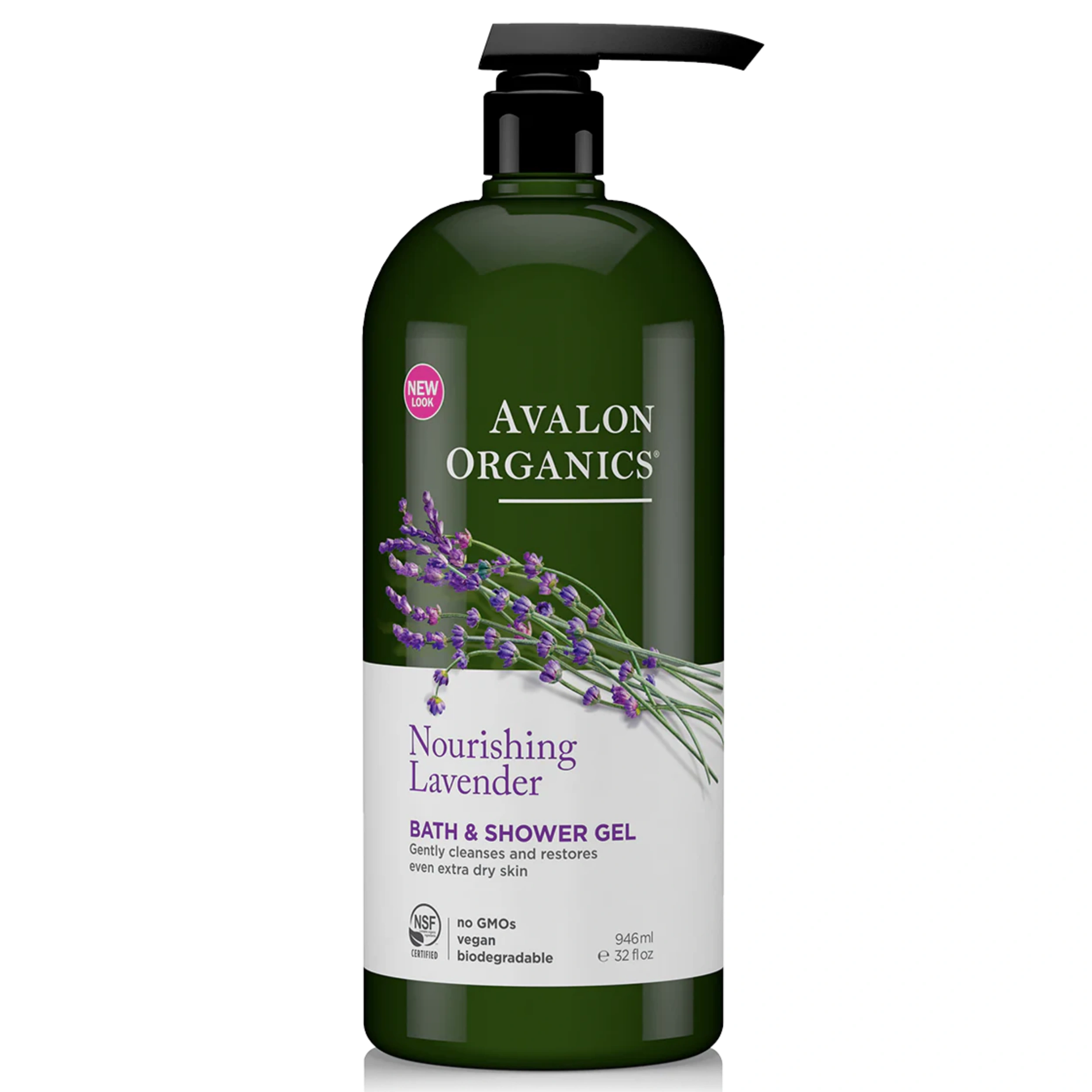 【澳門發貨】（原箱6支）Avalon Organics 雅濃有機 薰衣草滋養沐浴露 946ml 淨化煥活乾燥皮膚寧神舒緩