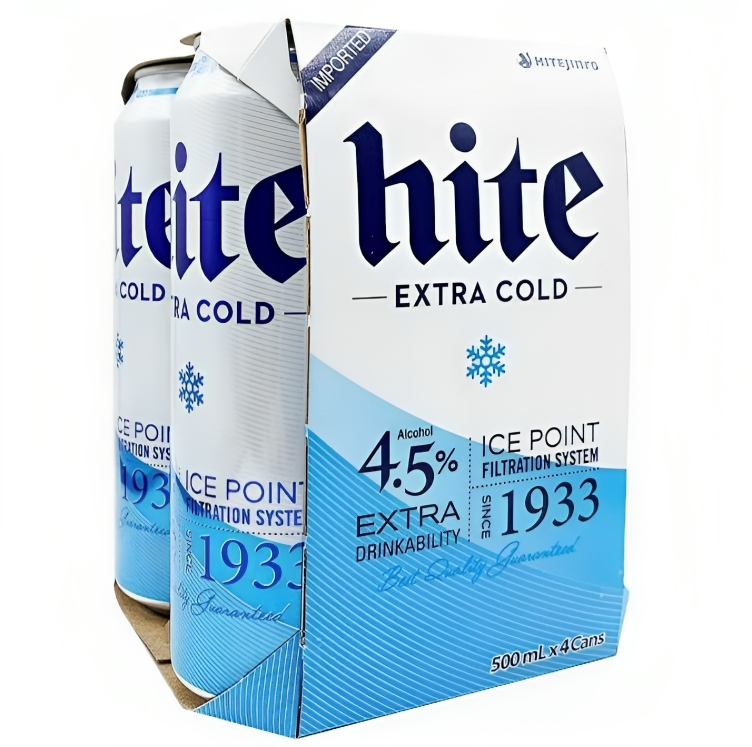【澳門發貨】（原箱24罐）HITE 海特冰點1933啤酒500ml*4罐*6套