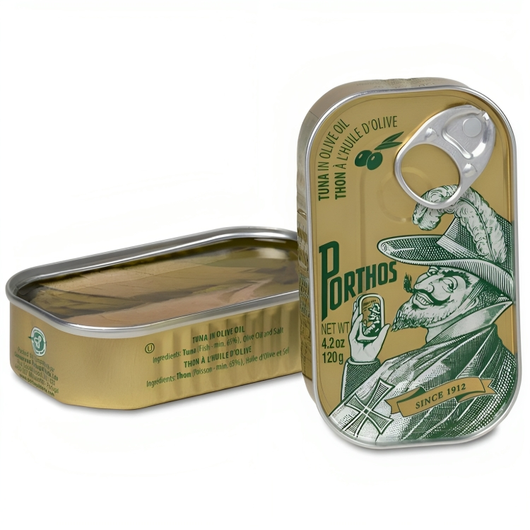 【澳門發貨】PORTHOS葡國老人牌欖油吞拿魚罐頭120g