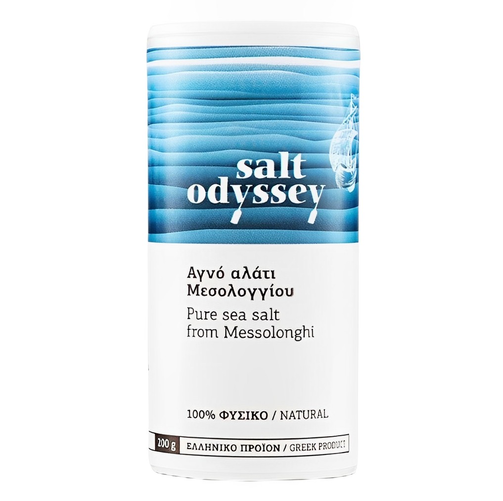 【澳門發貨】Salt Odyssey希臘米索隆純海鹽袋裝1000g/瓶裝280g純淨太陽能蒸發海鹽替用食鹽烹調用精製鹽