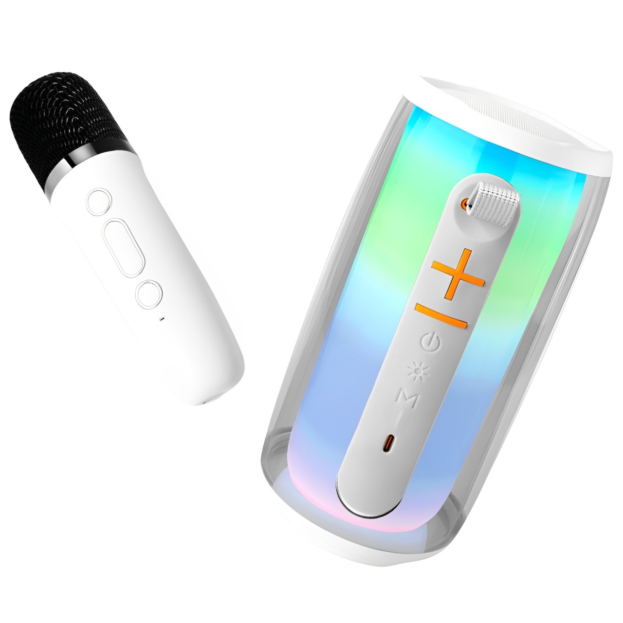 藍牙k歌音響配麥克風家用無線卡拉OK話筒一體戶外可攜式藍牙音箱