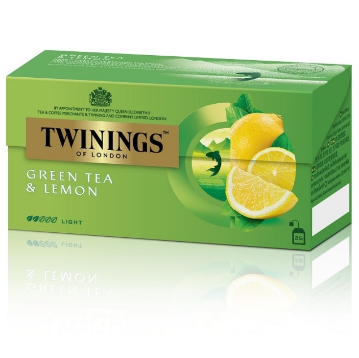 【澳門發貨】6盒 TWININGS 川寧檸檬綠茶25包裝花草茶花果茶袋裝茶包