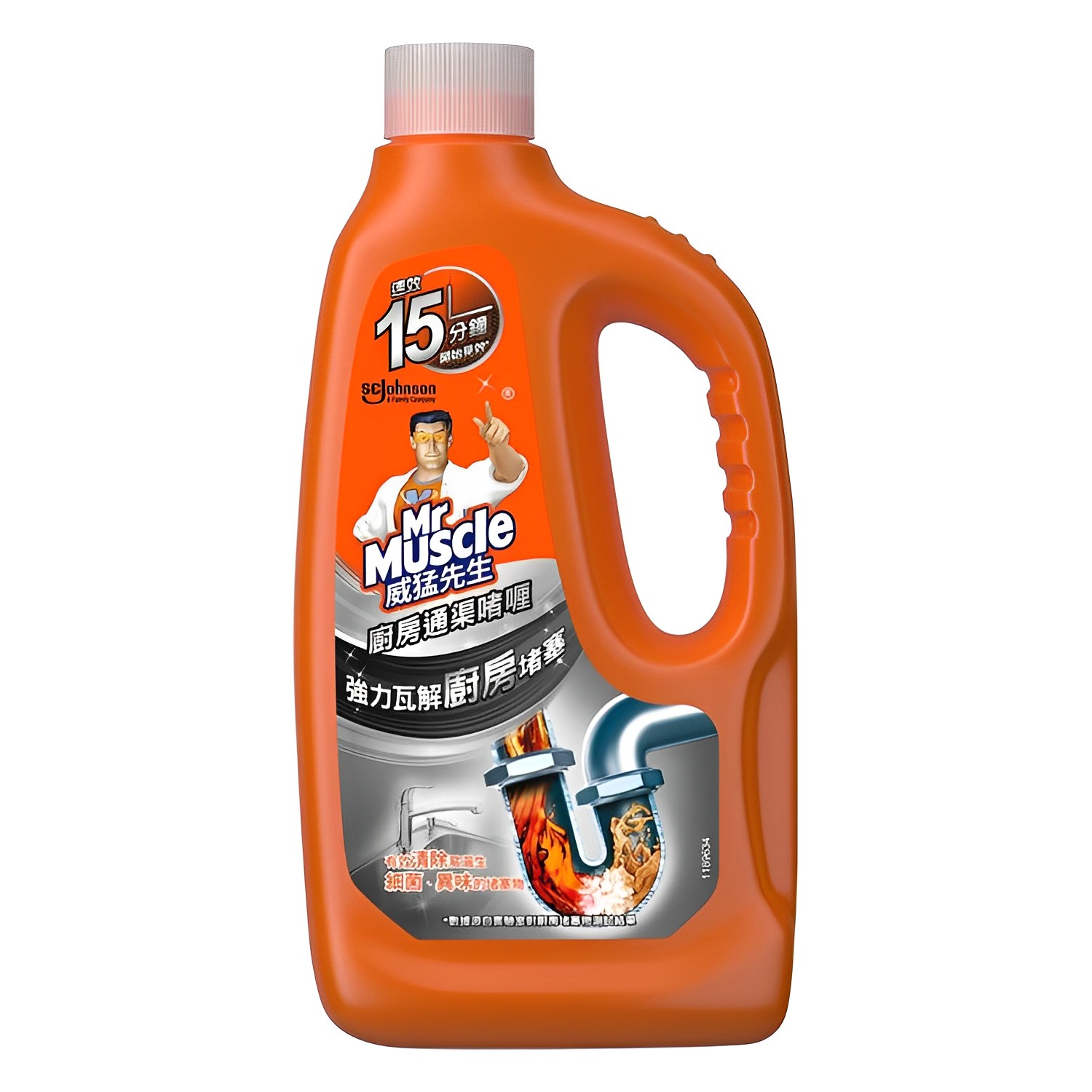 【澳門發貨】Mr Muscle威猛先生廚房強力通渠啫喱960ml家用厨房地漏下水道疏通劑强力溶解堵塞除臭管道速效疏通啫喱