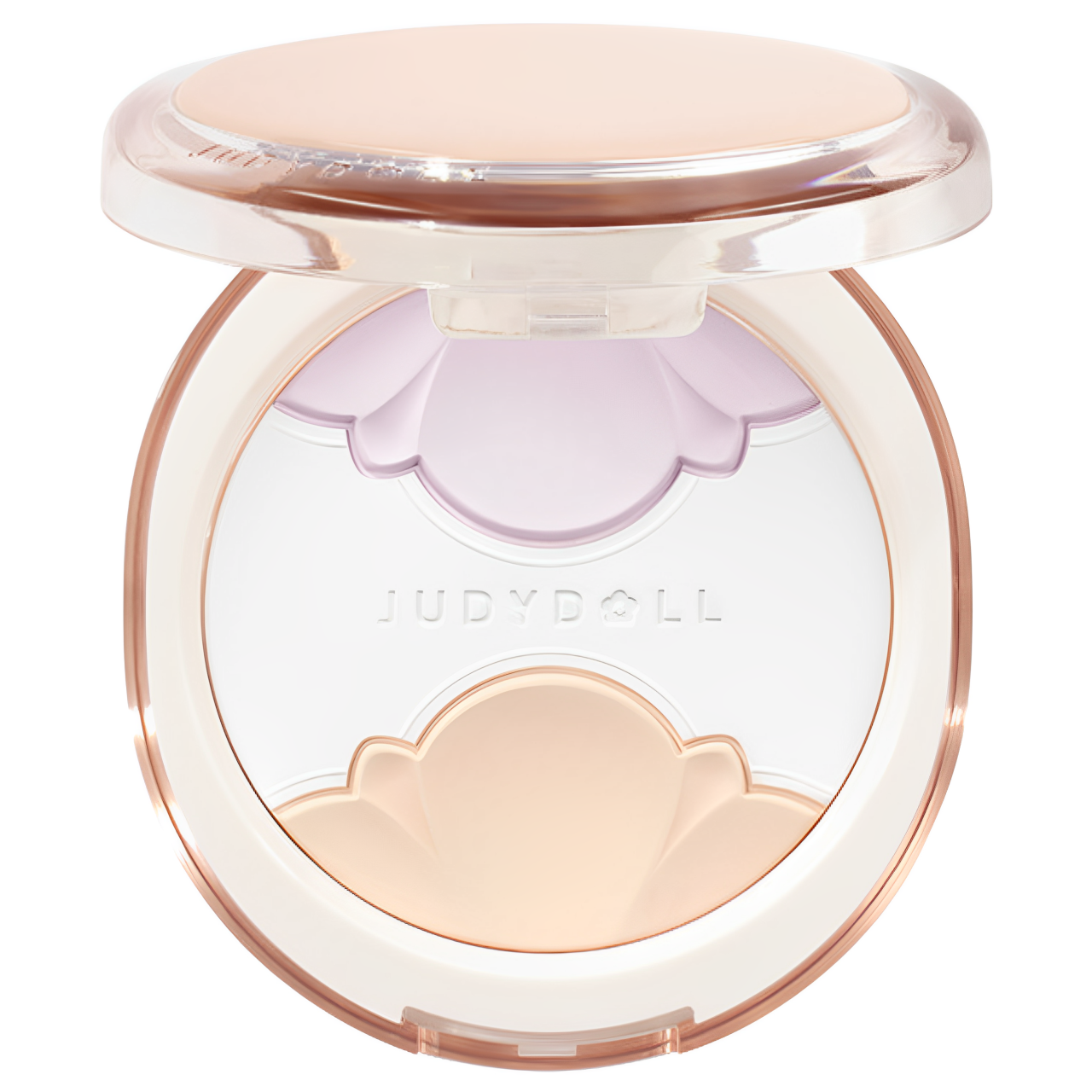 Judydoll橘朵造物釉美系列三拼粉餅啞光高光定妝補妝高光蜜粉餅