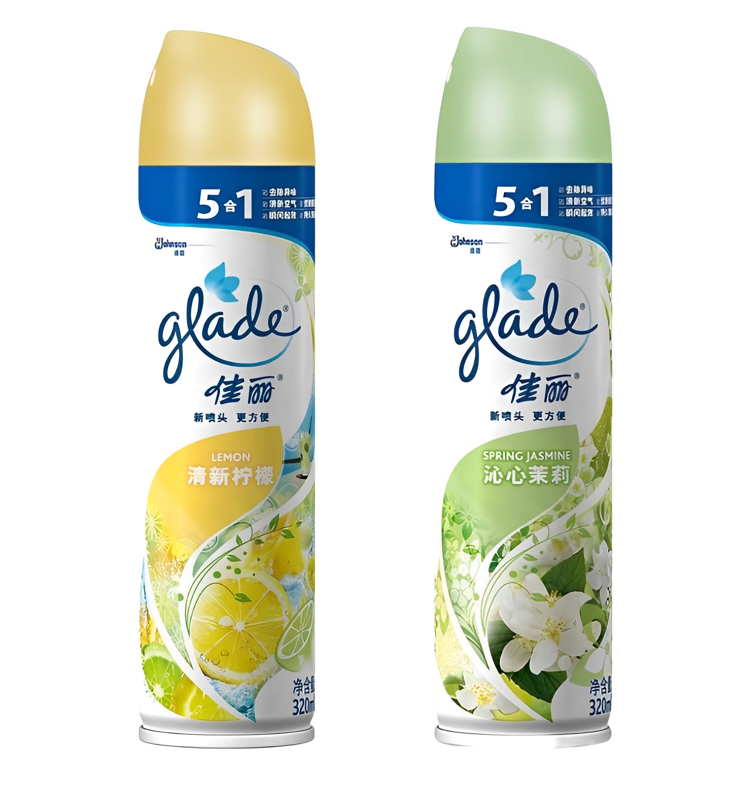 【澳門發貨】Glade佳麗空氣清新劑清新檸檬/沁心茉莉320ml家用噴霧劑去異味除臭室內臥室客廳餐廳浴室廁所汽車清香持久留香