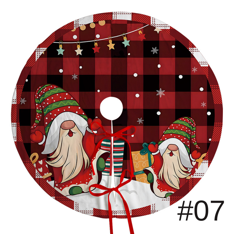 聖誕樹裙節日派對場景裝飾樹底圍裙毛絨布料聖誕樹裝飾