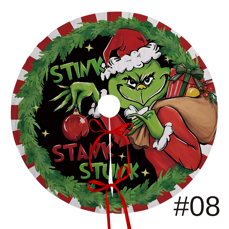 聖誕樹裙節日派對場景裝飾樹底圍裙毛絨布料聖誕樹裝飾