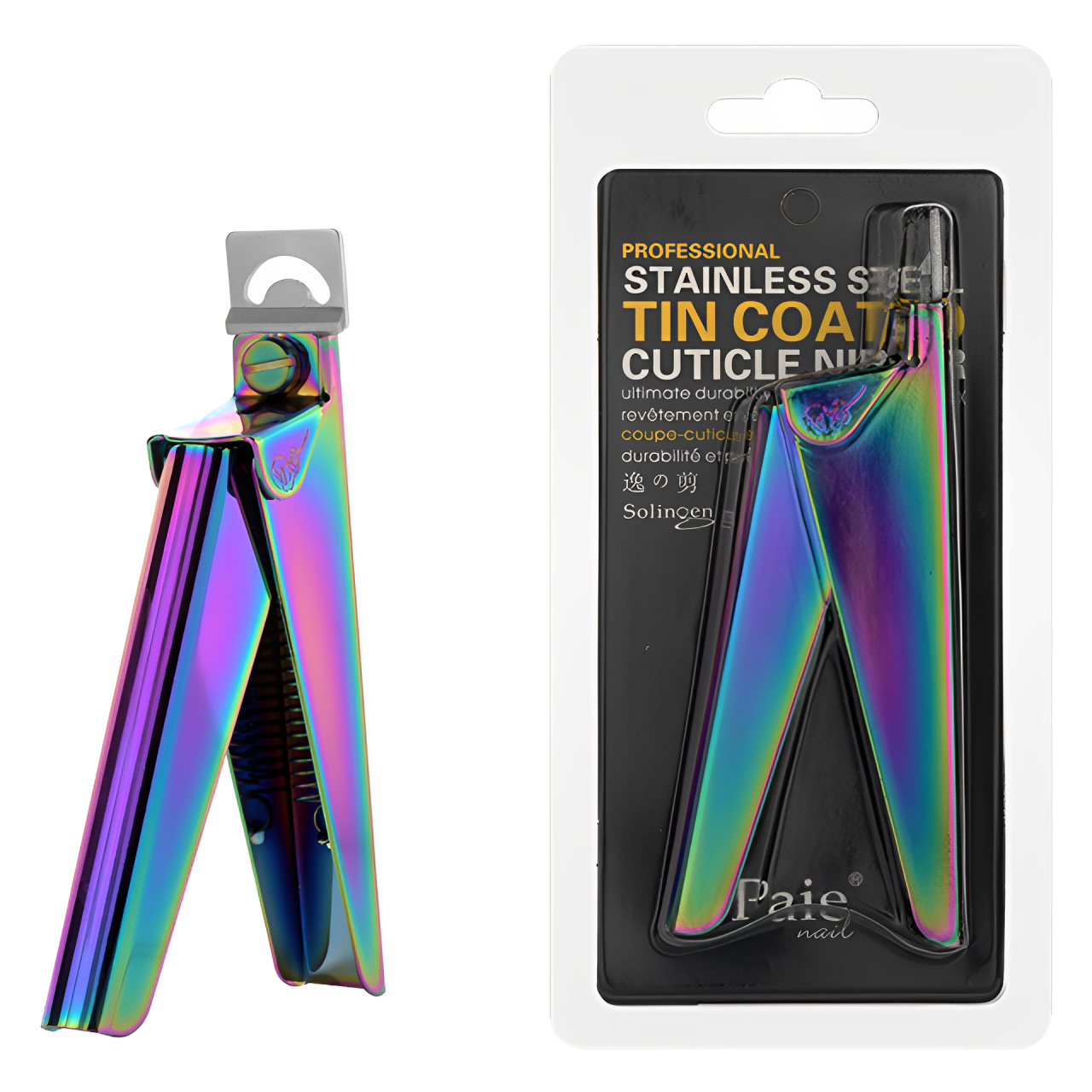 美甲一字剪綵鈦法式U型剪假指甲剪不銹鋼指甲刀美甲修甲工具