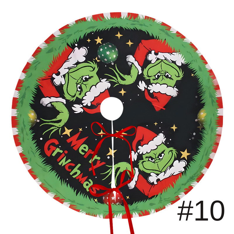 聖誕樹裙節日派對場景裝飾樹底圍裙毛絨布料聖誕樹裝飾