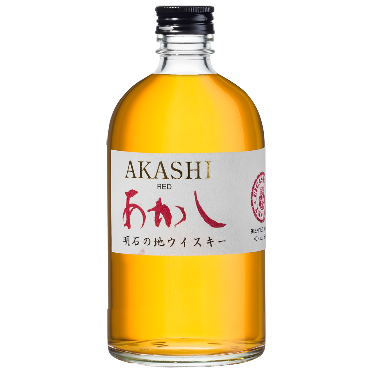 【澳門發貨】（原箱6支）Akashi 明石白橡木調和威士忌紅牌500ml