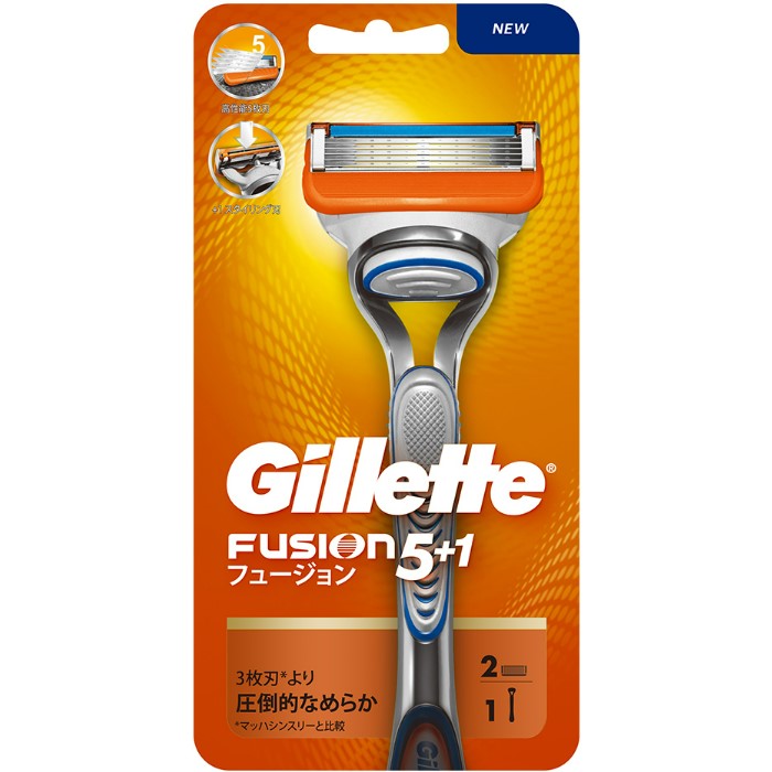 【澳門發貨】Gillette吉列Fusion鋒隱手動剃鬚刀1刀架2刀片乾淨耐用替換刀頭刀片刮胡刮須剃須男士