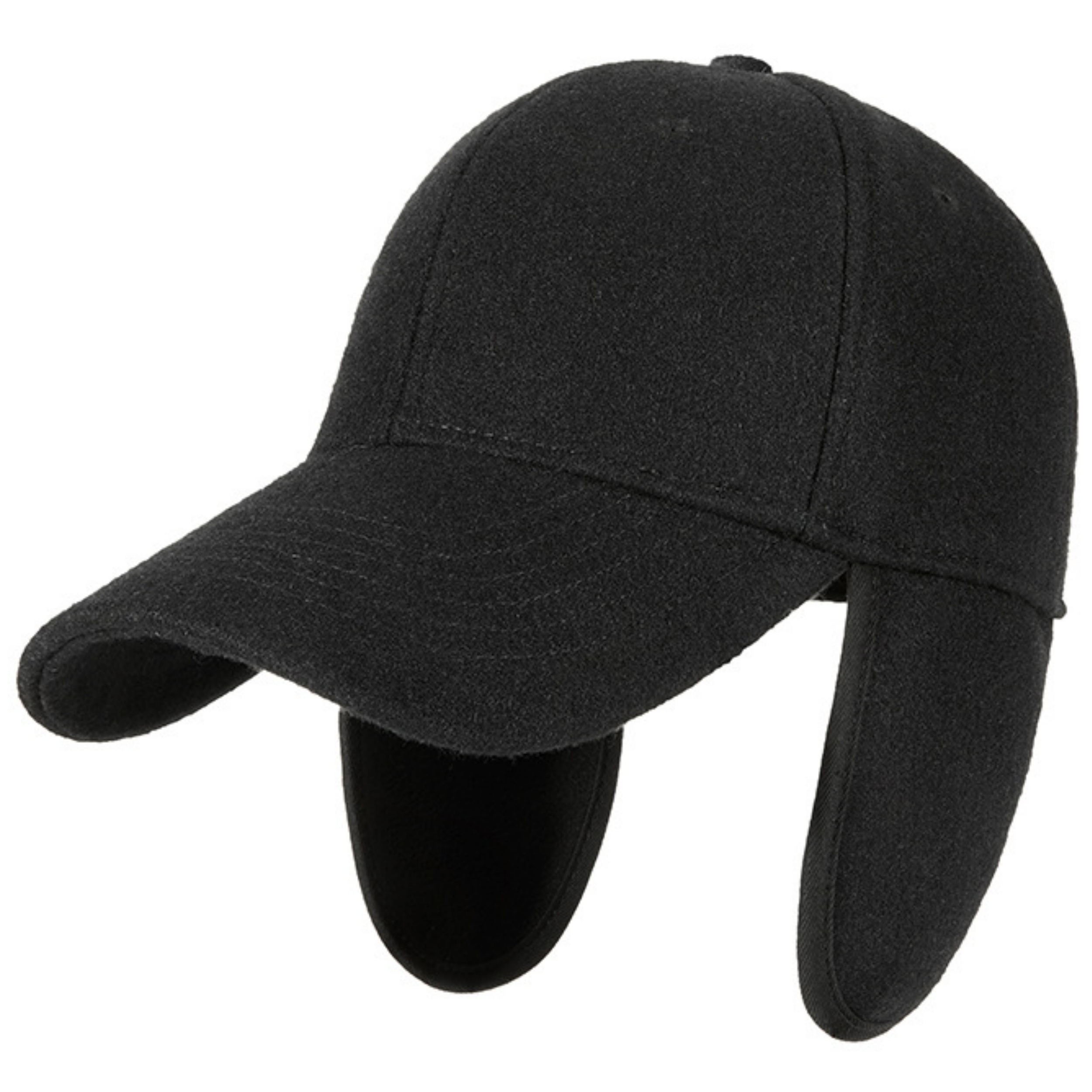 羊毛護耳棒球帽秋冬新款加厚防風雷鋒帽保暖鴨舌帽男女士中老年戶外護耳防寒帽子